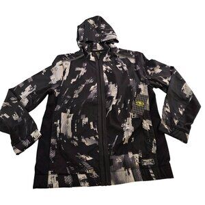 New Athletic Boys Windbreaker Jacket Size L 10/12